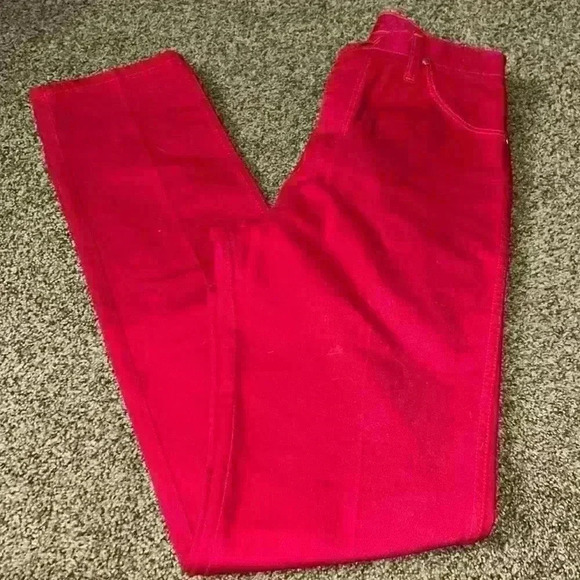 Vintage Women’s Wrangler Red Jeans - Picture 1 of 6